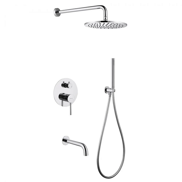 Душевой комплект Abber Wasser Kreis AF8117 хром