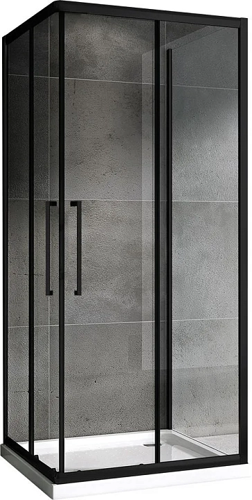Душевой уголок Abber Schwarzer Diamant AG02080BH-S80B 80x80