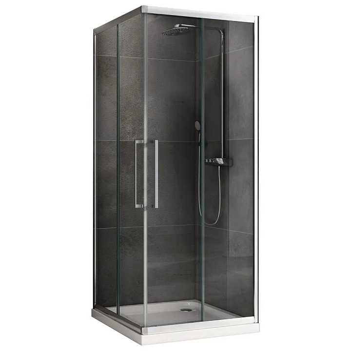 Душевой уголок Abber Schwarzer Diamant AG02100H 100x100
