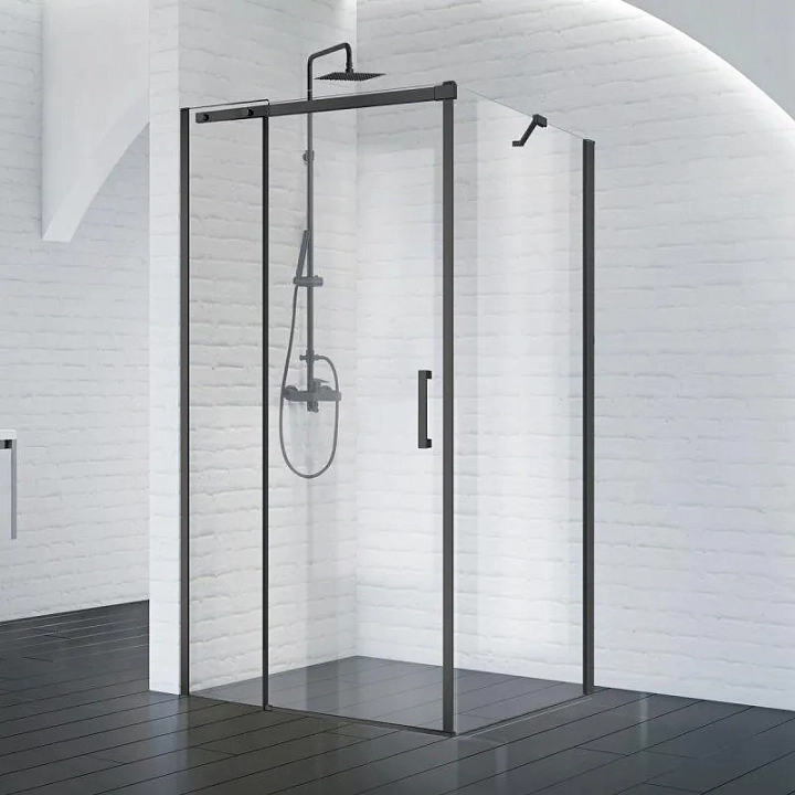 Душевой уголок BelBagno Acqua AH-1-120/90-C-NERO
