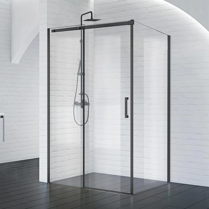Душевой уголок BelBagno Acqua AH-1-150/90-C-NERO