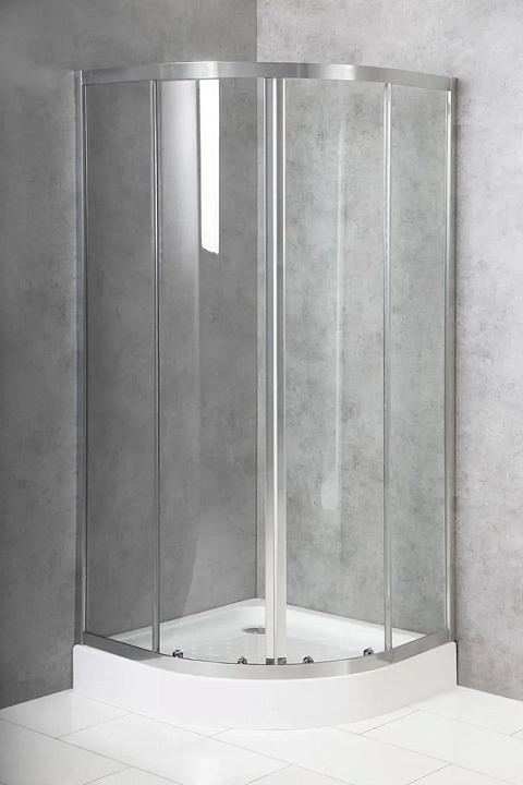 Душевой уголок BelBagno Due R-2-80-C-Cr