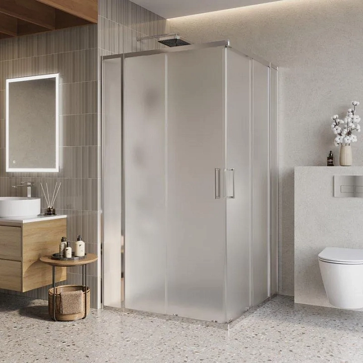 Душевой уголок BelBagno Luce A-22-90+20-P-Cr