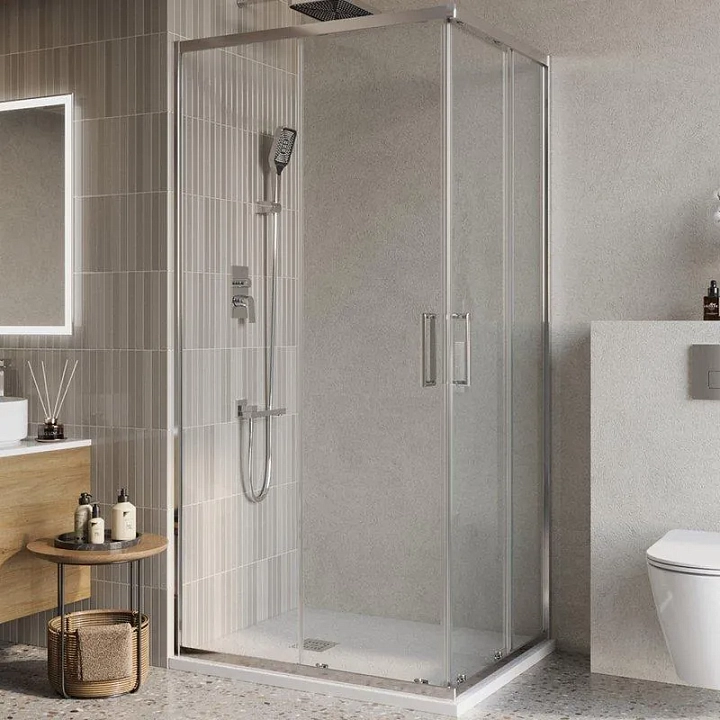 Душевой уголок BelBagno Luce AH-2-100/80-C-Cr