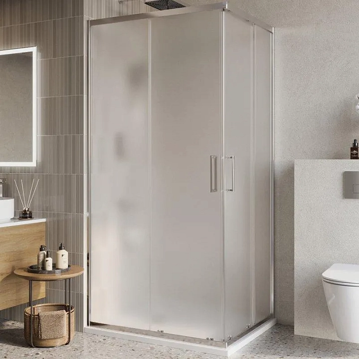 Душевой уголок BelBagno Luce AH-2-100/80-P-Cr