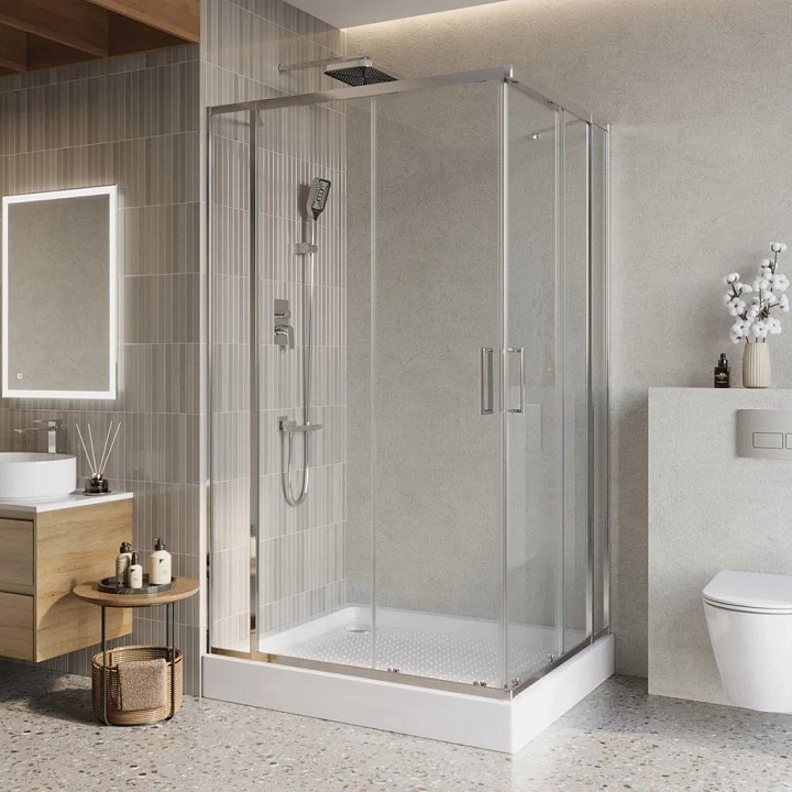 Душевой уголок BelBagno Luce AH-22-110/105-C-Cr