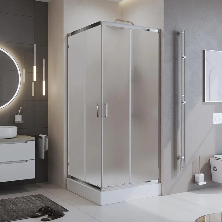Душевой уголок BelBagno Uno-195 A-2-80-P-Cr