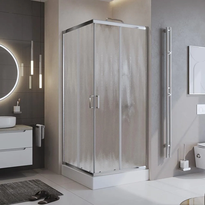 Душевой уголок BelBagno Uno-195 A-2-90-CH-CR