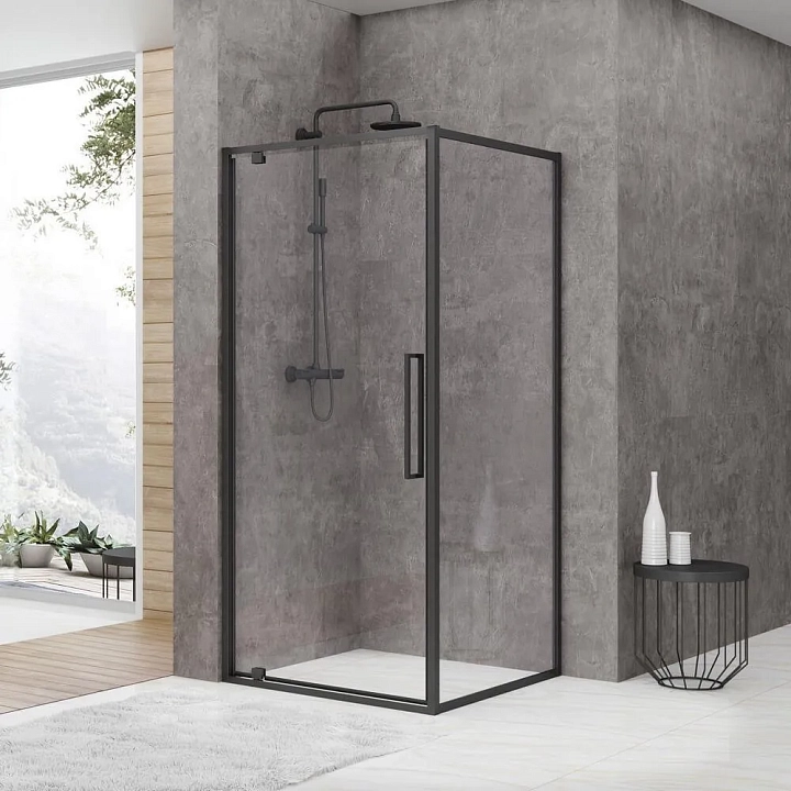 Душевой уголок Black&White Stellar Wind S877 100х100 см