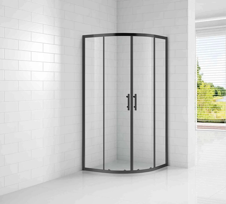 Душевой уголок Cezares Eco O-R-2-90-C-NERO