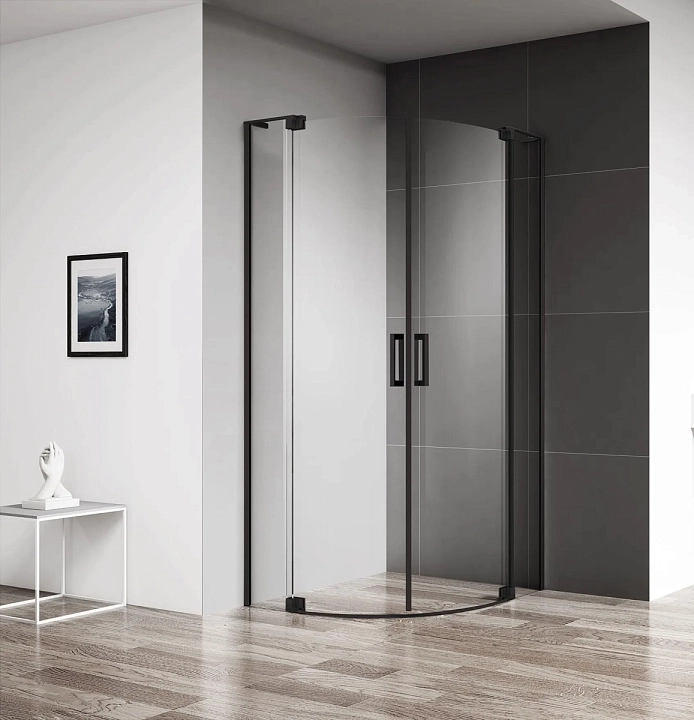Душевой уголок Cezares Slider R-2-90/100-C-NERO