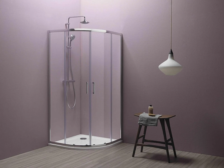 Душевой уголок Kolpa San Eco Quat TKP 80х80 см silver