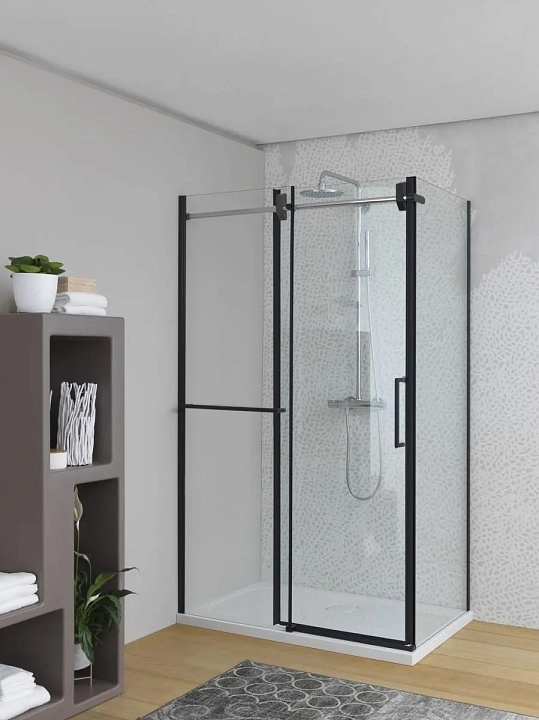 Душевой уголок Kolpa San Virgo TK 120х90 см black