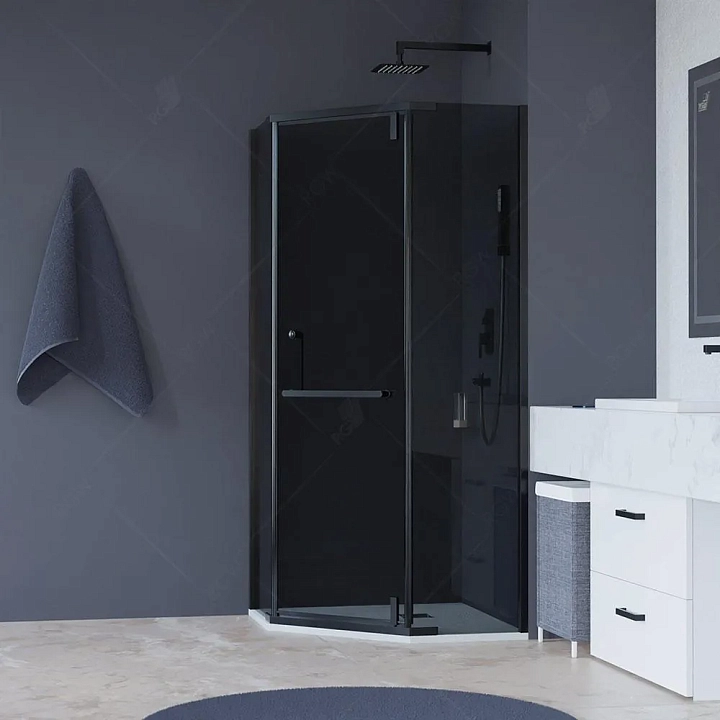 Душевой уголок RGW Hotel HO-081B 100х100 стекло тонированное