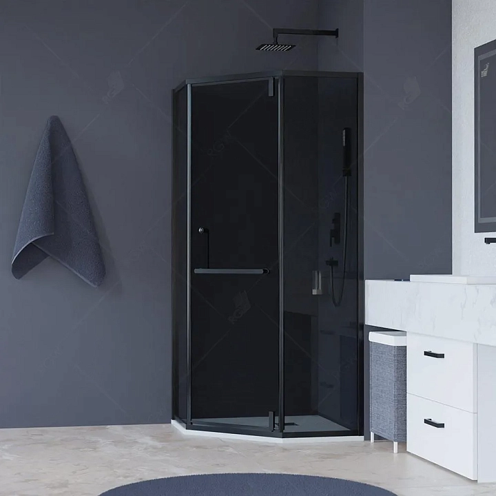 Душевой уголок RGW Hotel HO-084B 100х100 стекло тонированное