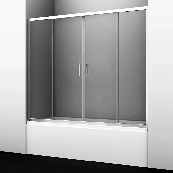 Шторка на ванну Wasserkraft Lippe 45S02-170 170х150 см
