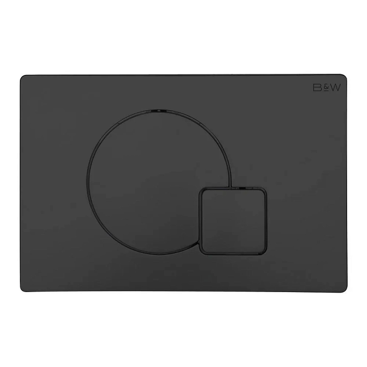 Кнопка смыва Black&White Universe WPI-09522 matt black