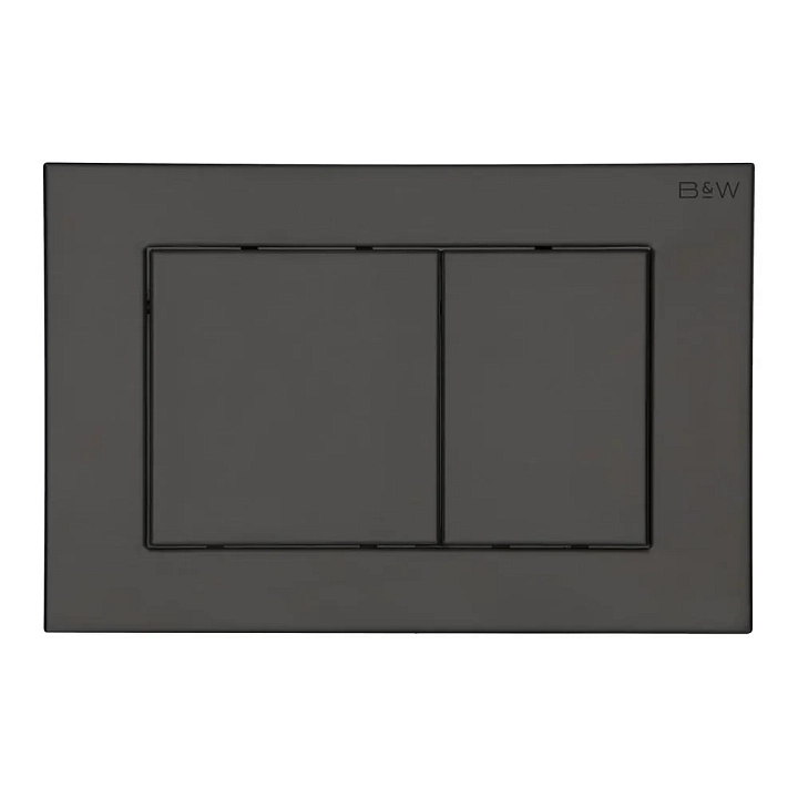 Кнопка смыва Black&White Universe WPI-09530GM matt gunmetal