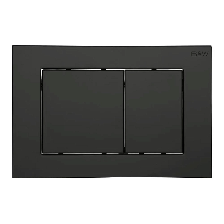 Кнопка смыва Black&White Universe WPI-09532 matt black