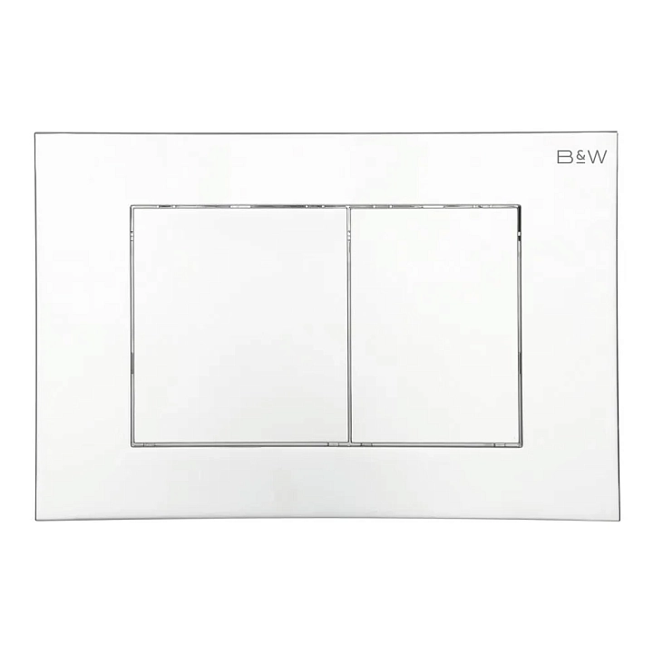 Кнопка смыва Black&White Universe WPI-09533 bright chrome