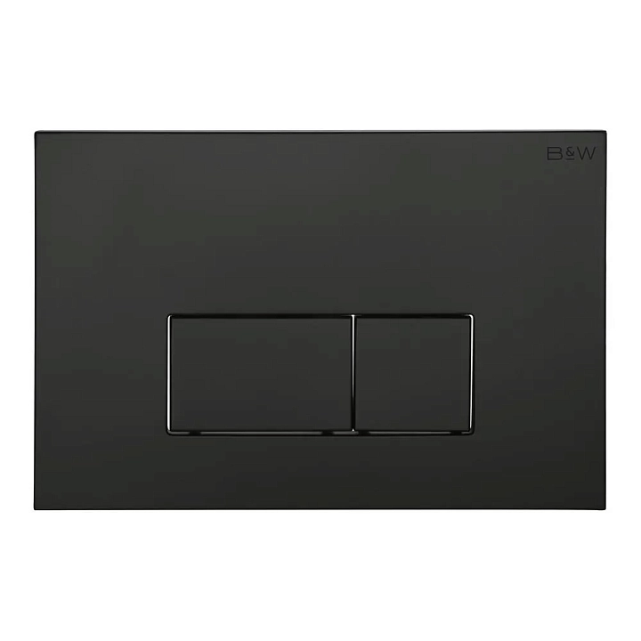 Кнопка смыва Black&White Universe WPI-09542 matt black