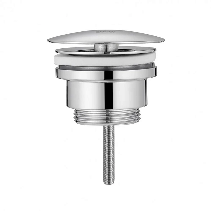 Донный клапан Abber AF0012 для раковины, хром