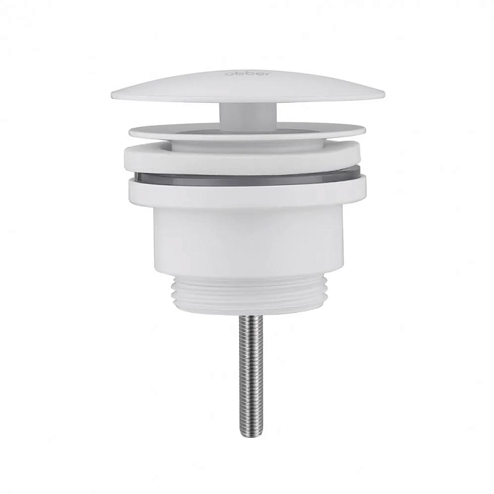 Донный клапан Abber AF0012W для раковины, белый