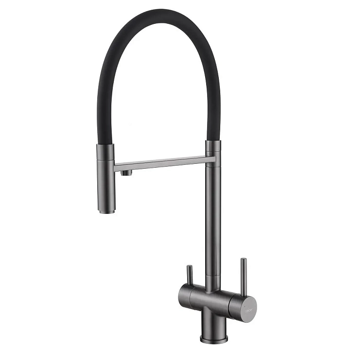 Смеситель Abber Wasser Kreis AF81141NG для кухонной мойки, никель