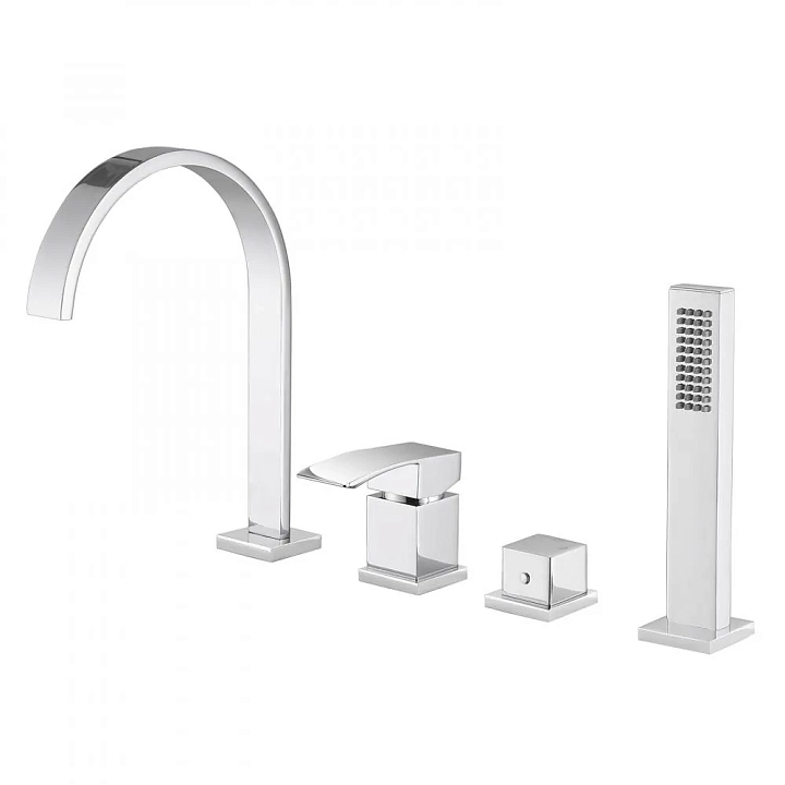 Смеситель Abber Wasserfall AF8613 на борт ванны