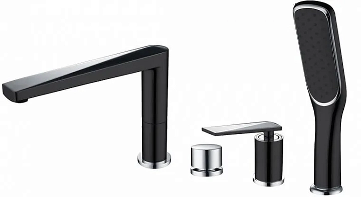 Смеситель Boheme Venturo 370-B на борт ванны