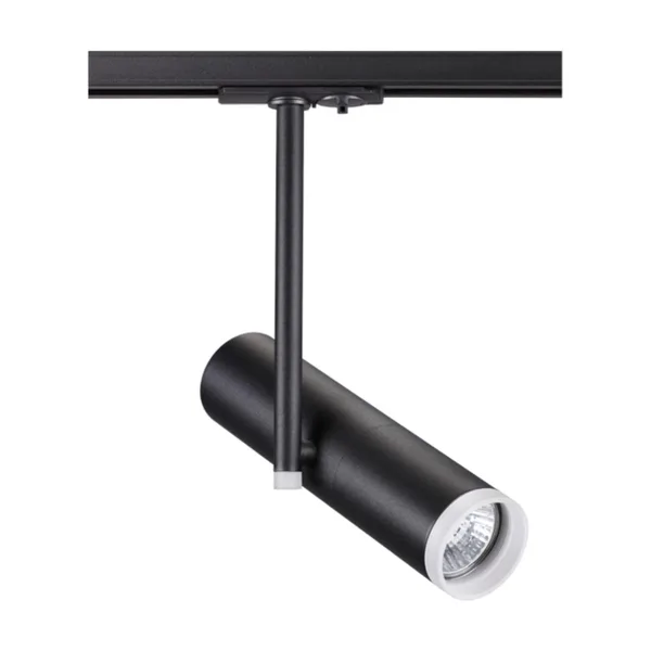 Св-к трековый однофазный IP20 GU10 50W 220V BATRA черный NOVOTECH