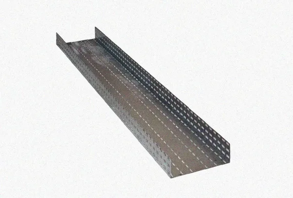 Лоток перфорированный ЛМ 100х100х3000 УТ1,5, оцинкованный лист, S1,2 Курганский ЗЭМИ