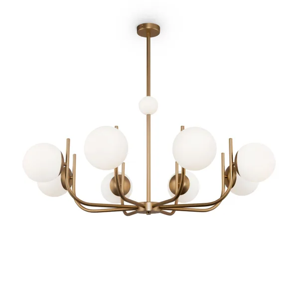 Подвесной светильник 8*E14 40Вт Латунь IP20 Rendez-vous MOD109PL-08BS Maytoni — фото 3
