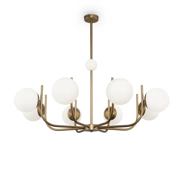 Подвесной светильник 8*E14 40Вт Латунь IP20 Rendez-vous MOD109PL-08BS Maytoni