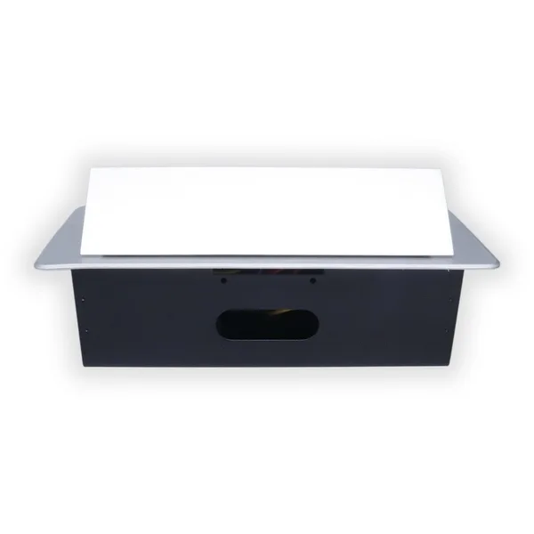 Розетка горизонтальная выдвижная 2 Euro 16А, 2 USB A с блоком 5В/2.1А RocketSocket, проводка, цвет серый — фото 5