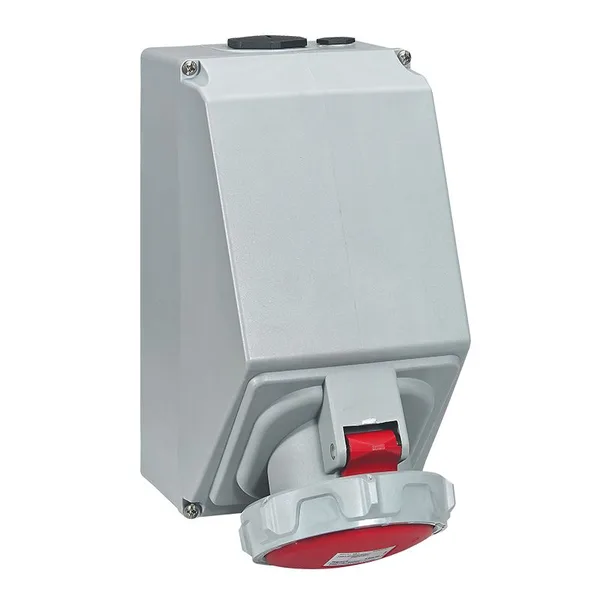 СНЯТ Розетка накладная - 125А - 3К+З - 380В - IP67 (555658) Legrand