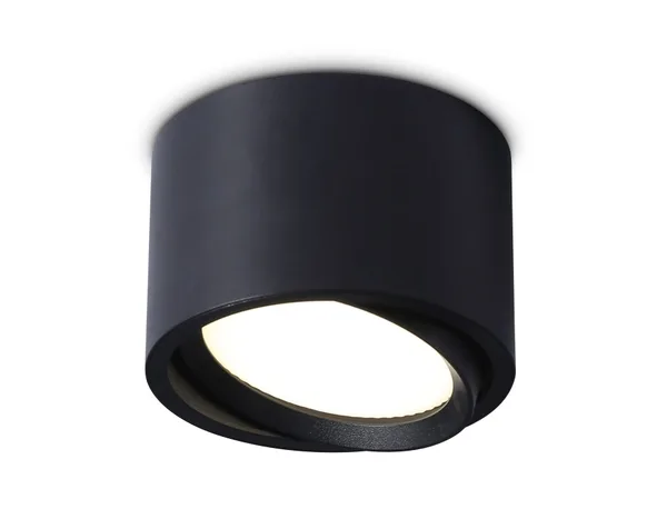 Накладной поворотный светильник TN6808 BK черный GX53 D100*65 Ambrella Light