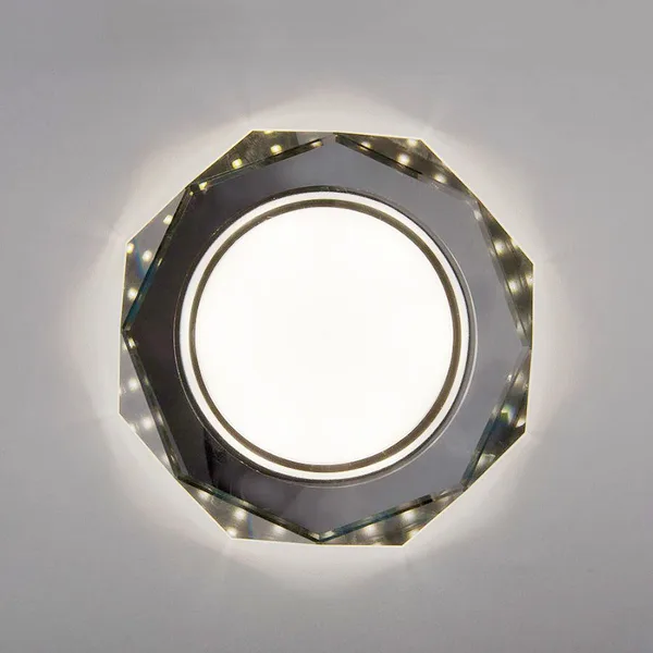 Светильник встраиваемый GCL-GX53-H38-BL-7 ГРАНЕНЫЙ ЗЕРКАЛЬНЫЙ General