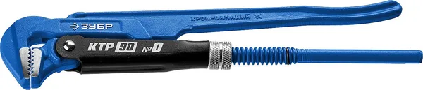 КТР-90, №0, ключ трубный, прямые губки ЗУБР