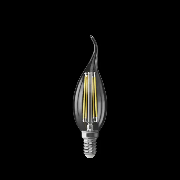 Лампа св/д E14 6,5Вт 2800K Прозрачный Candle wind 9W Graphene 7132 Voltega — фото 3