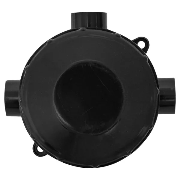 Коробка распределительная КМР-040-040б трехрожковая черная (70х35) PROxima EKF — фото 2