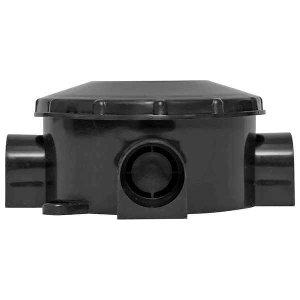 Коробка распределительная КМР-040-040б трехрожковая черная (70х35) PROxima EKF — фото 3