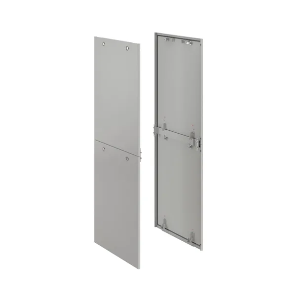 Панель двухсекционная для напольных 19" IT-корпусов ДКС, 2 шт, 1800x800 RAL7035 DKC