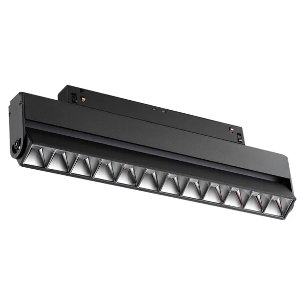 Трековый св-к для низков.шинопровода IP20 LED 4000K 12W 48V FLUM черный B NOVOTECH