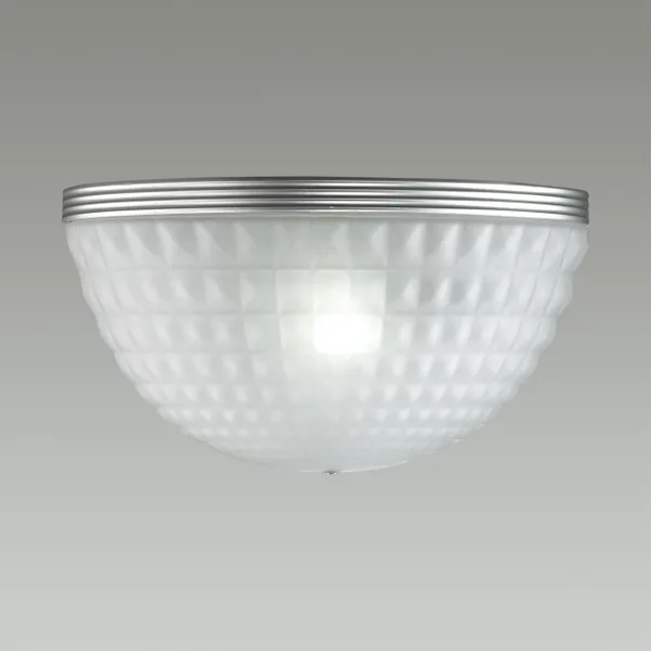 Бра E14 2*40W MALAGA серебристый/белый/стекло ODEON LIGHT — фото 2