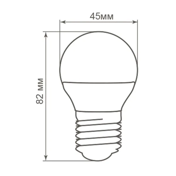 Лампа светодиодная Feron LB-38 Шарик E27 5W 2700K — фото 3
