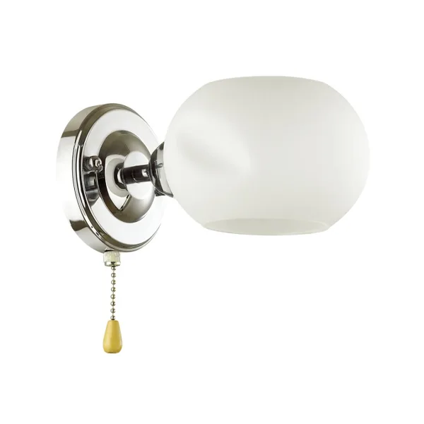 Бра E14 40W 220V PENELOPA хром,белый LUMION