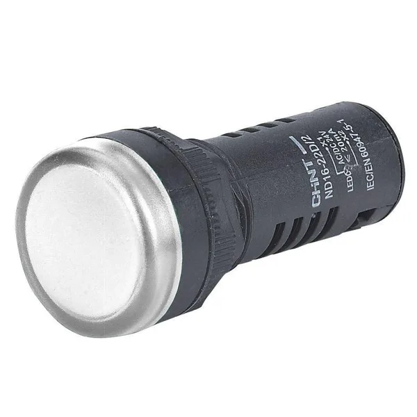 Индикатор ND16-22D/2 белый AC/DC220В (R) CHINT