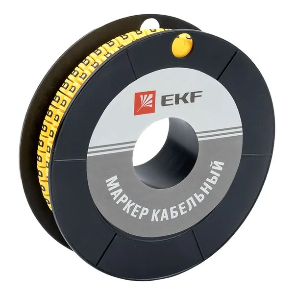 Маркер кабельный 2,5 мм2 "B" (1000 шт) (ЕС-1) PROxima EKF