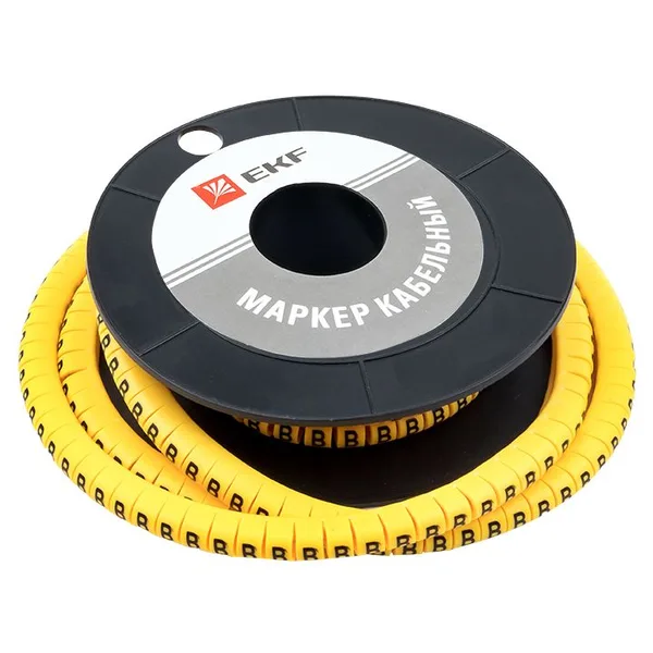 Маркер кабельный 2,5 мм2 "B" (1000 шт) (ЕС-1) PROxima EKF — фото 4